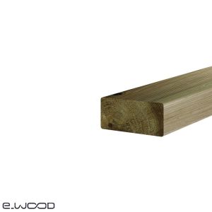 OSSATURE TERRASSE BOIS PIN SYLVESTRE CLASSE 4 BRUN - ANGLES ARRONDIS 45*95*LONG.DISPONIBLE